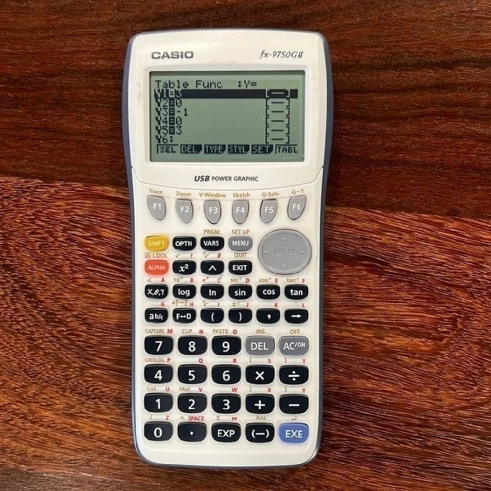 Casio fix-9750GII graphic calculator